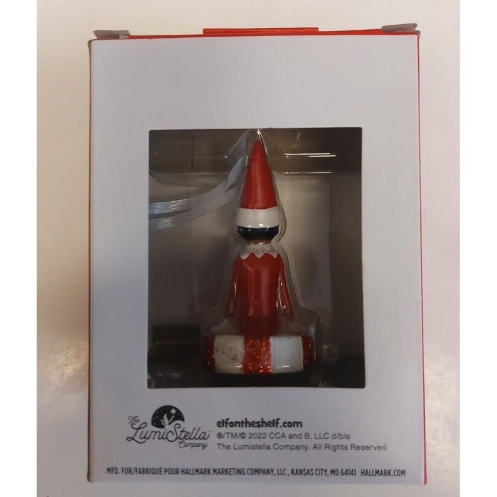 Hallmark Tree Ornament 2022 Elf On The Shelf BOY SCOUT ELF Dark Skin Exclusive - Picture 3 of 3